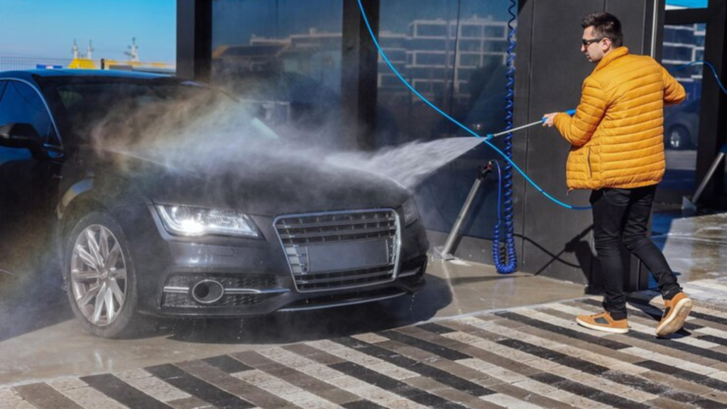 car wash with vacuum